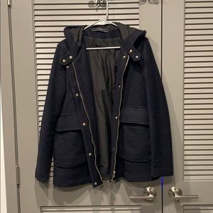 Zara Basic zip up coat